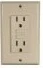 GFCI outlets - for all garages, bathrooms and outdoor spaces